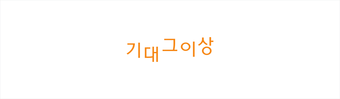 기대 그 이상
